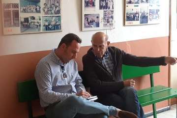 Reunión del concejal Eloy Santana con dirigentes vecinales de barrios de Telde (Foto TA)